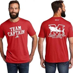 Miami Water Sports Swim Team Captain T Shirt Small Made by Ajaxx63 Gently worn